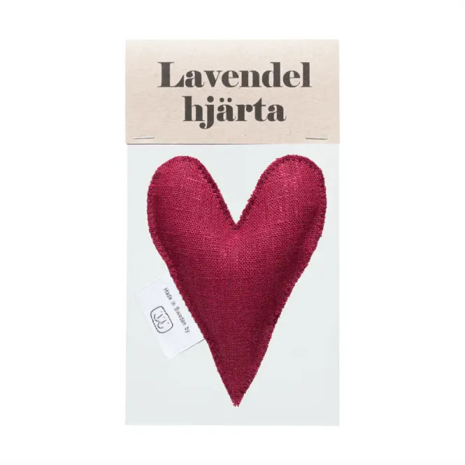Huvudbild Lavendelhjärta Burgundy